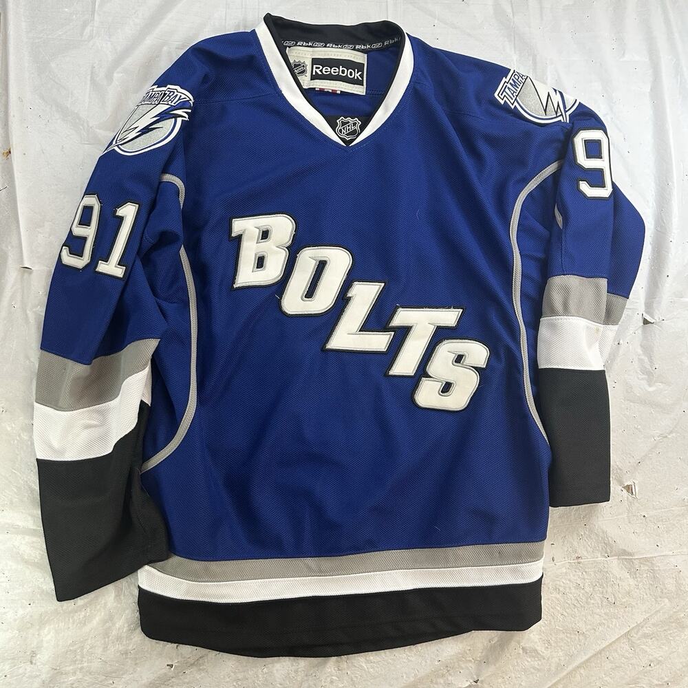 Tampa Bay Stamkos Lightning Bolts Rebook NHL Hockey Jersey Size 52 XL